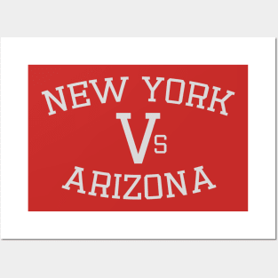 New York vs Arizona - Tish Simmonds Posters and Art